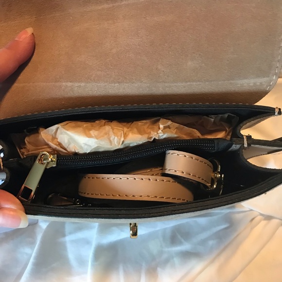 Vimoda Paris suede and leather bag/purse - Picture 5 of 13